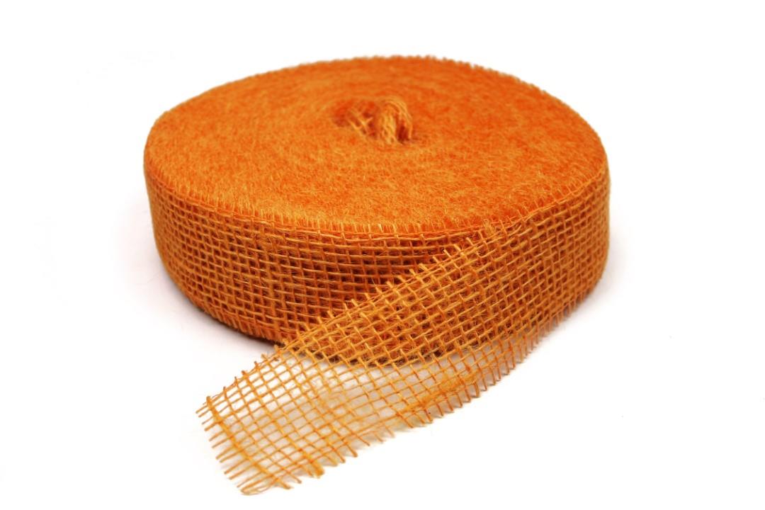 Sizoband Jute 5 cm apricot 8170