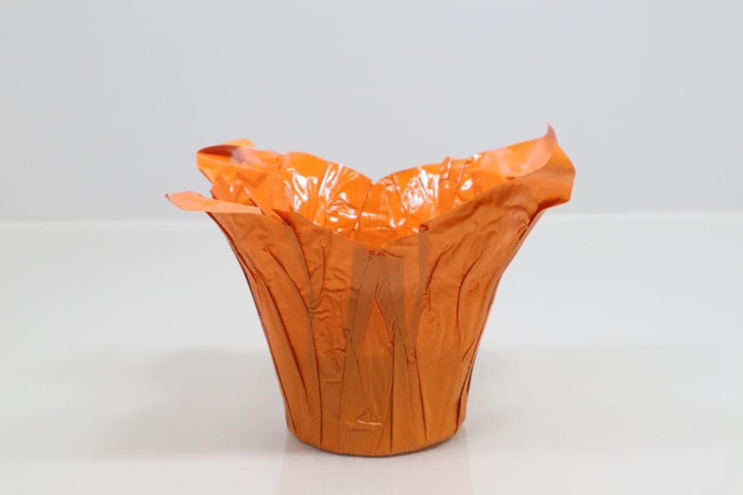 Deco Wraps wasserfest orange D10,5xH9cm