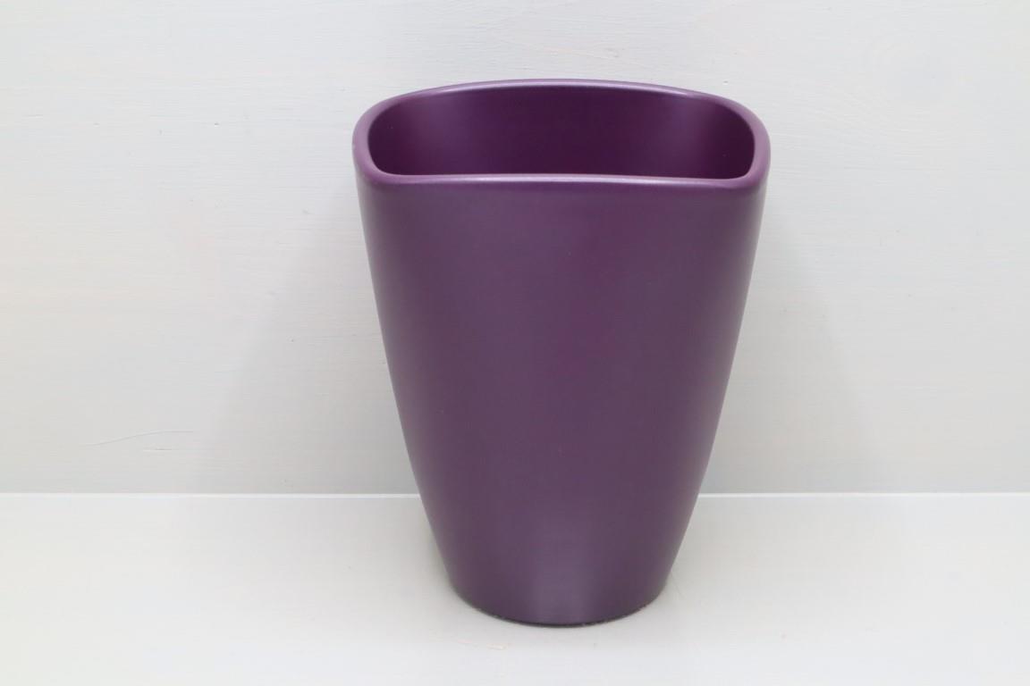 Orchideentopf D12,5H16,5cm Form 407/14 NETTO aubergine matt