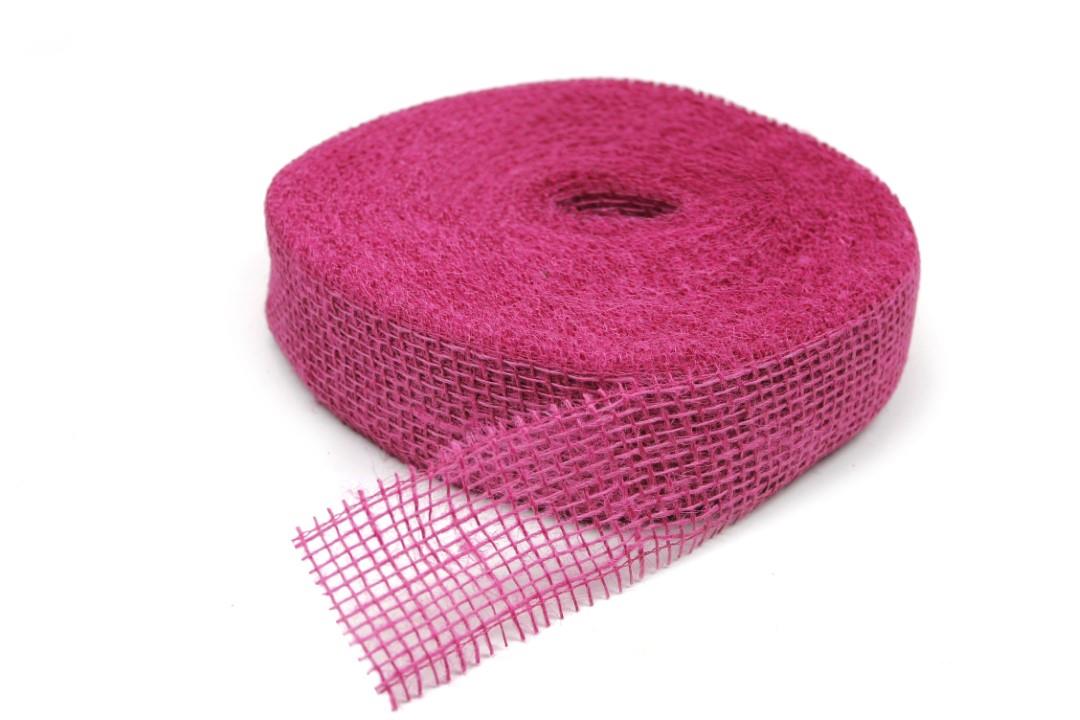 Sizoband Jute 5 cm pink 3450