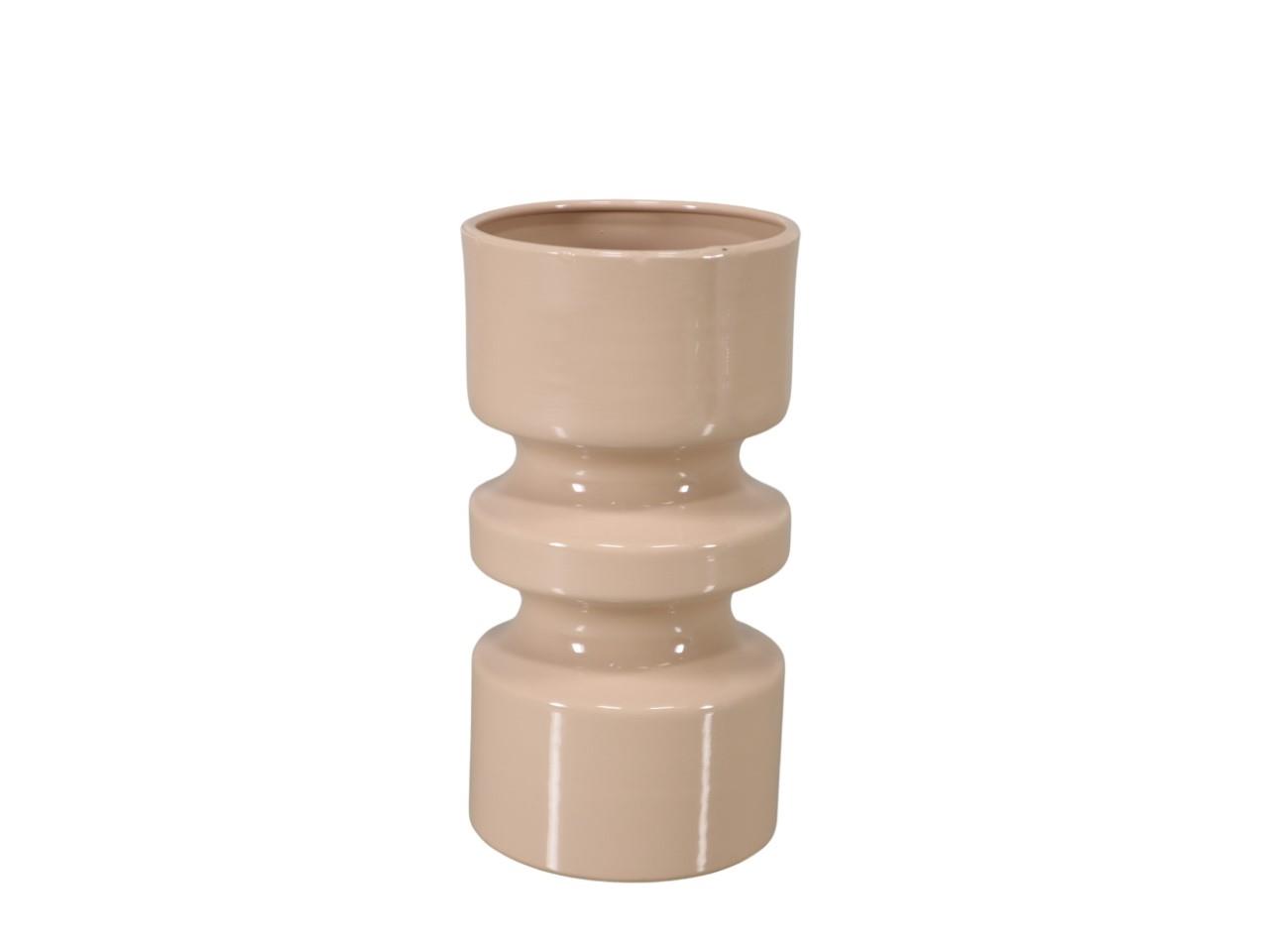 Vase Metall cappuchino D9,5xH17,5cm