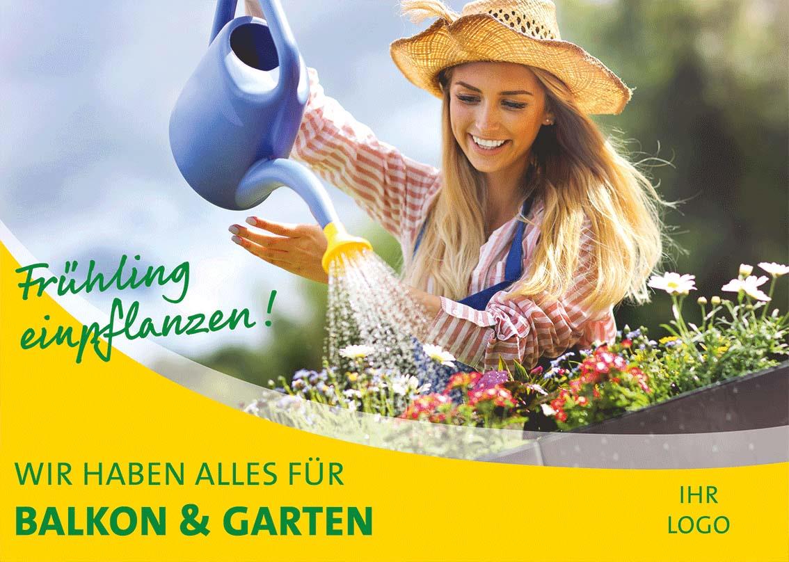 ekaflor Frühling Großflächenplakat inkl. Druck 02