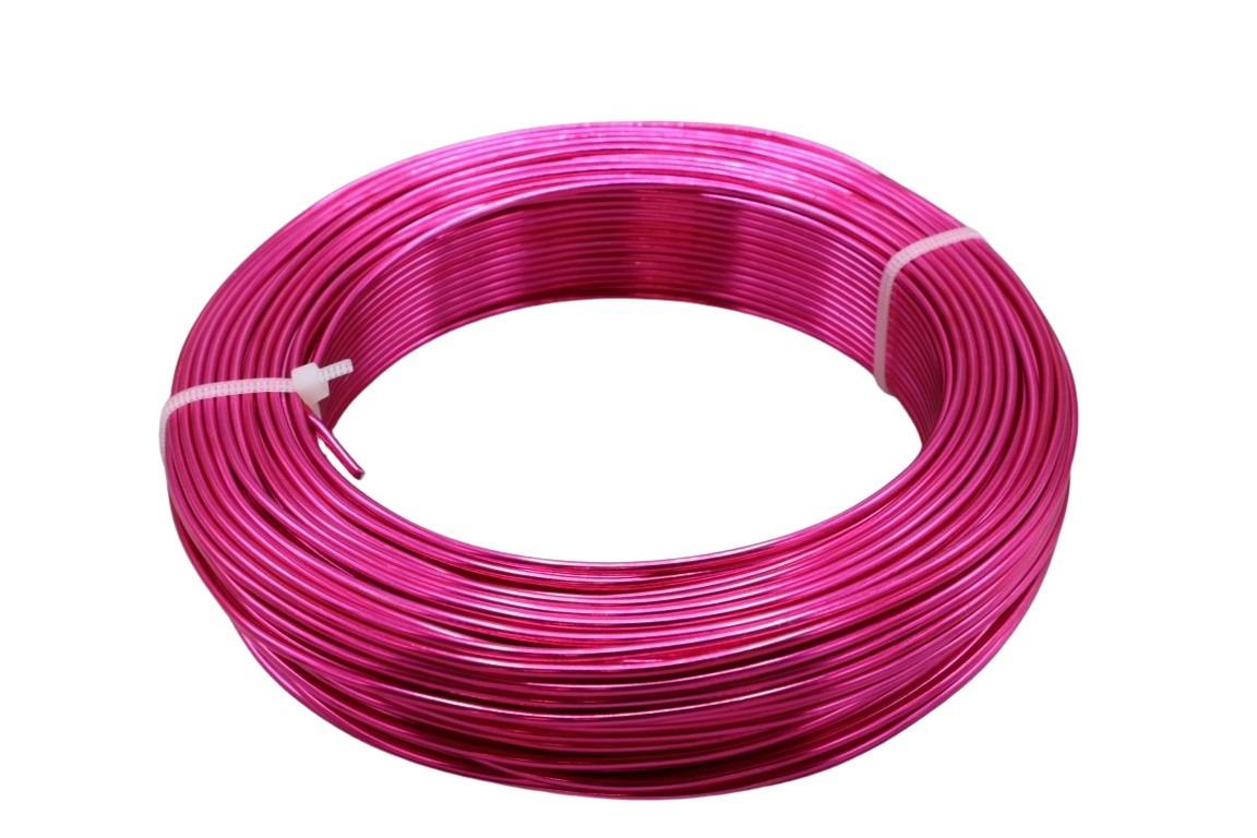 Aluminium-Draht 2,0 60m/500 gr. pink NETTO