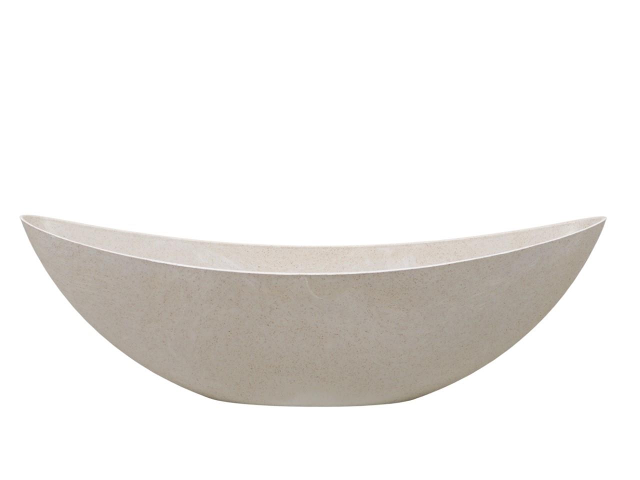 Schiffchen KARA beige Plastik L55cm