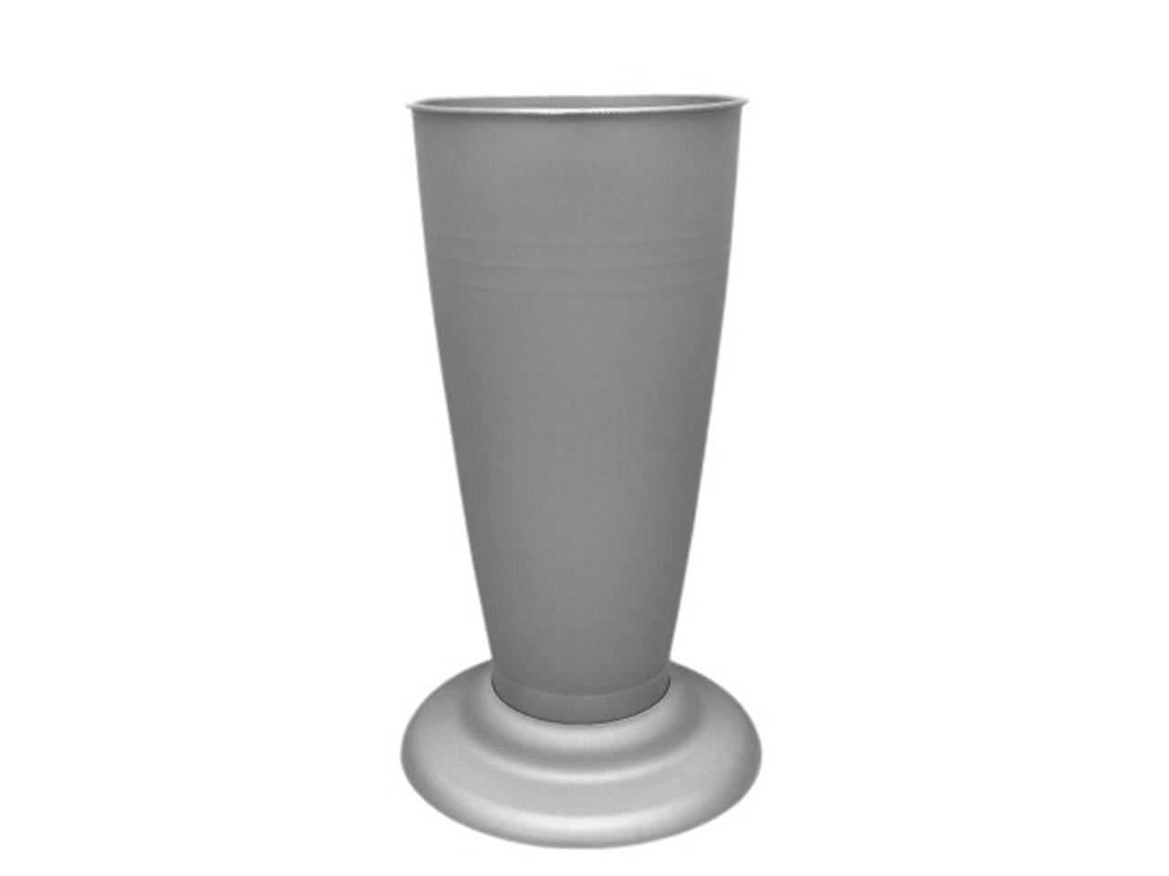 Floristvase V-Form Plastik zink H41xD18cm