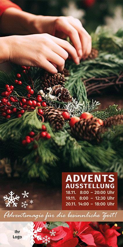 ekaflor Advent  2025 POS-Banner 2 inkl. Druck