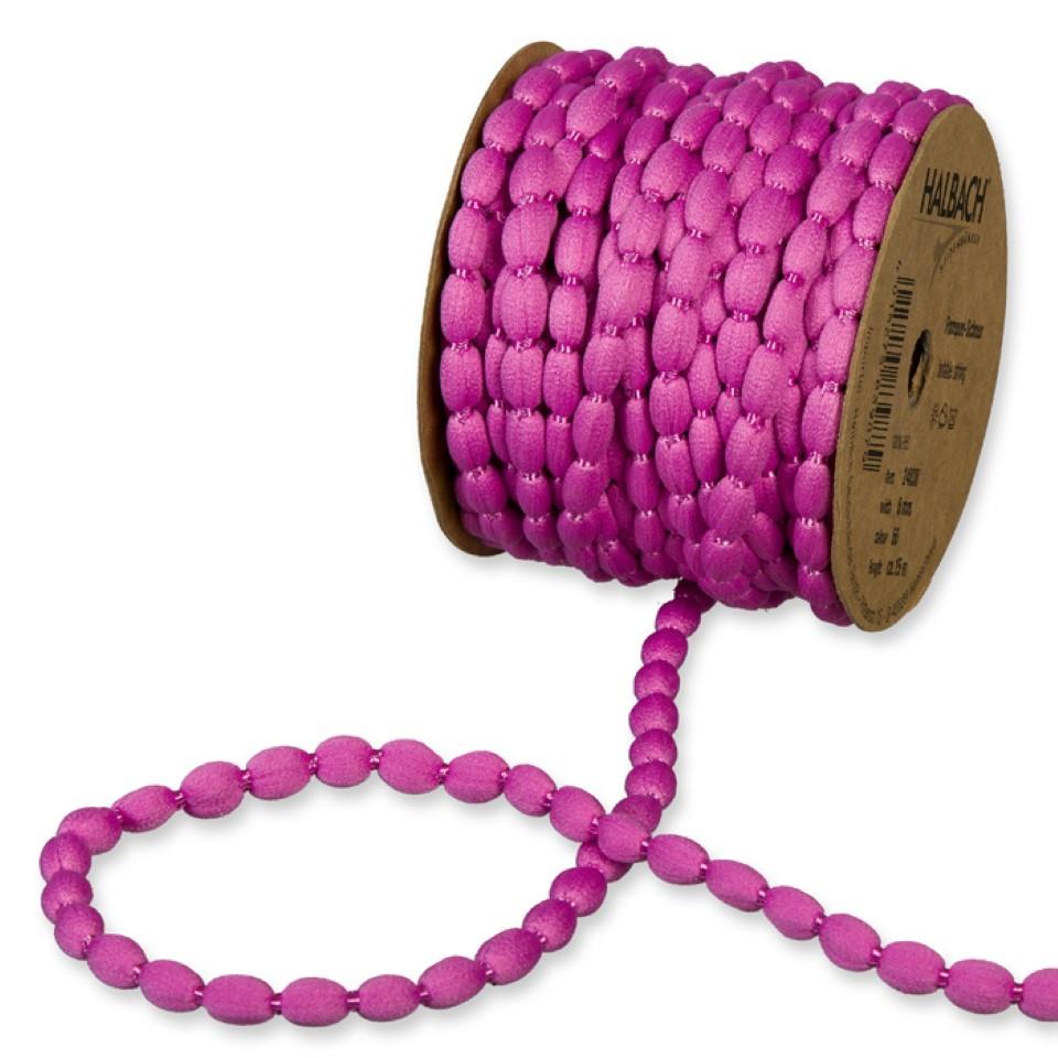 Pompon-Schnur 8 mm ca. 15 Meter Farbe 60 pink