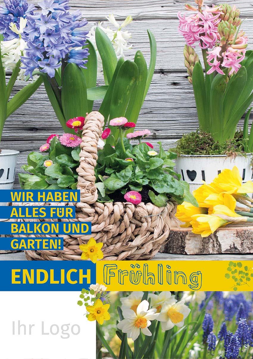 ekaflor Frühlingsstart 2 Plakate A1 inkl. Druck (2Stk)