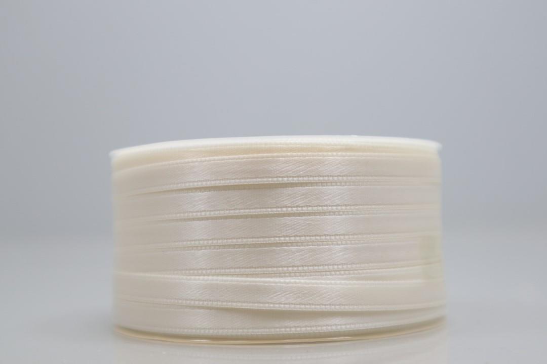 Satinband 6 mm 50 Meter creme 420