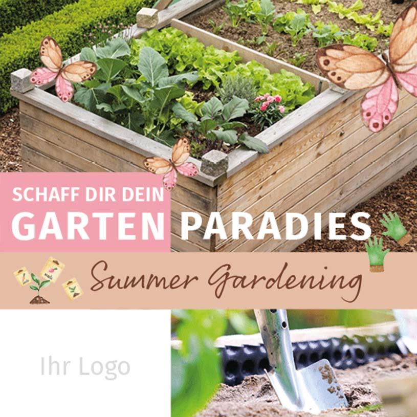 ekaflor Gartenparadies Anzeigenvorlage PDF+JPG