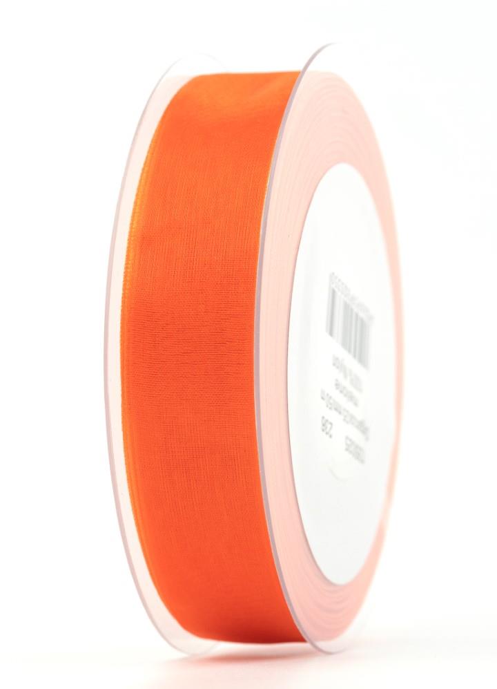 Band Beaury Organdy 25 mm 50 Meter orange 236