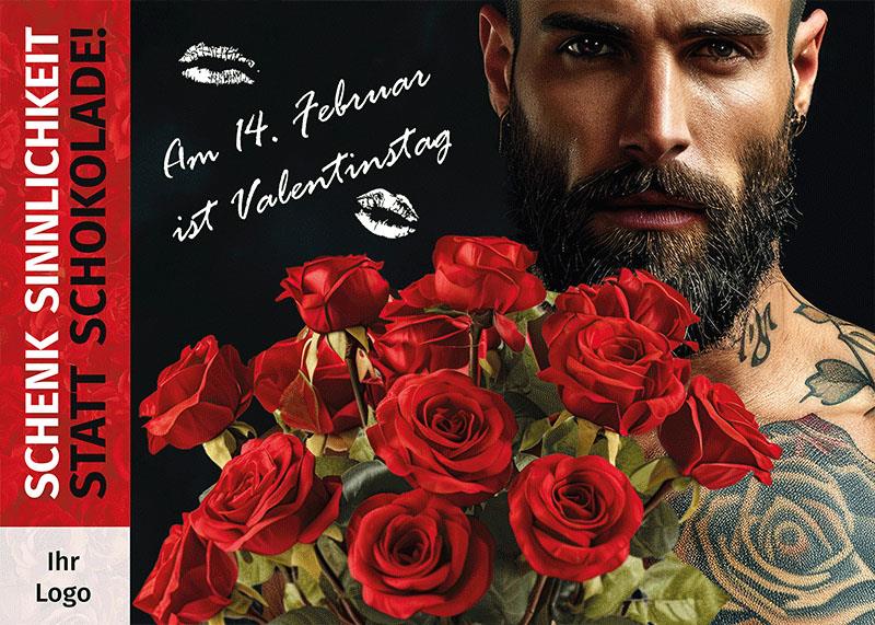 ekaflor Valentinstag 2025 Großflächenplakat inkl. Druck