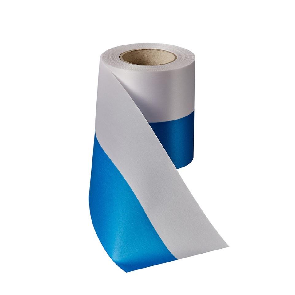 Nationalband 125mm NETTO Super-Satin blau-weiss