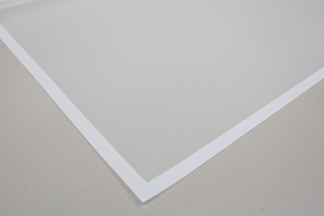 Folienmanschetten quadratisch 58x58 cm weiss m. Rand weiss