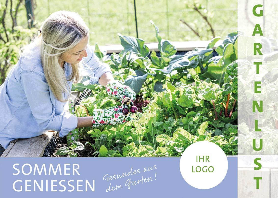 ekaflor Gartenparadies Großflächenplakat inkl. Druck 03