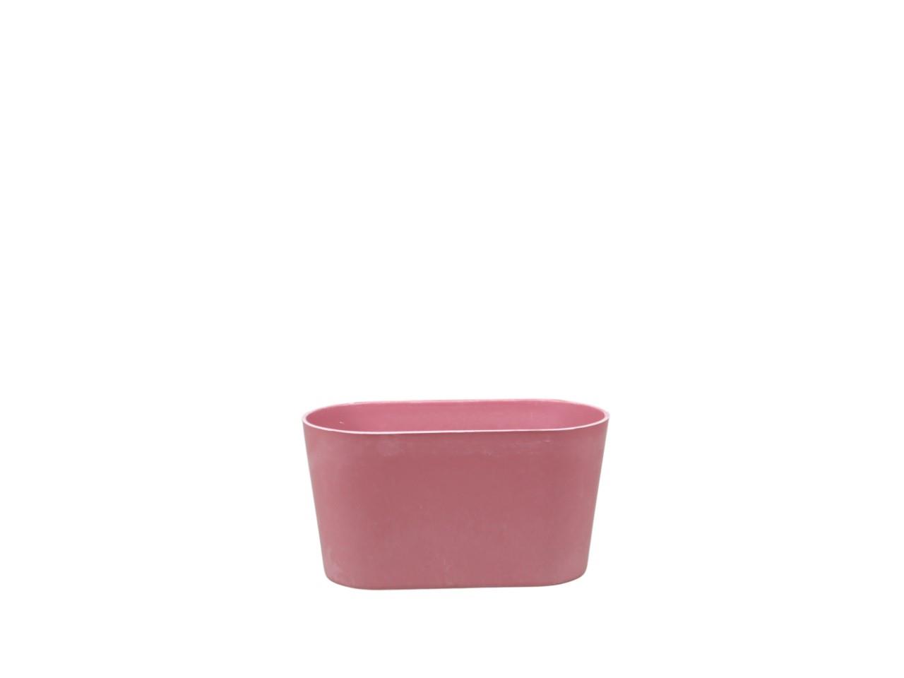 Schale oval KARA rosa Plastik L20,3x10,3cm H10cm