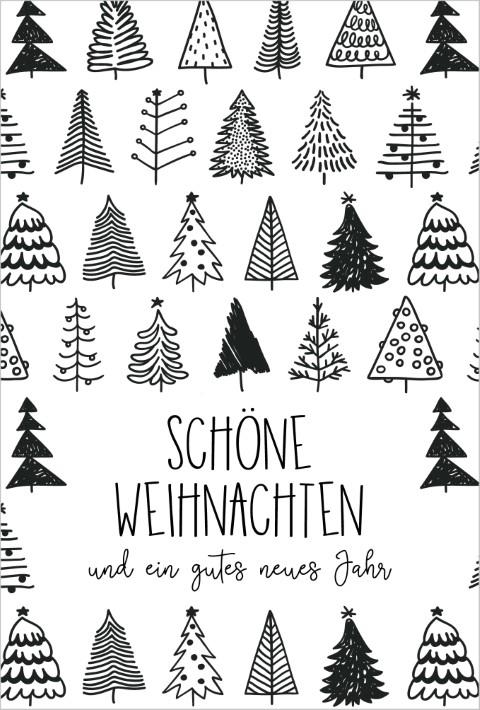 Glückwunschkarten Weihnachten 11,5x17 cm