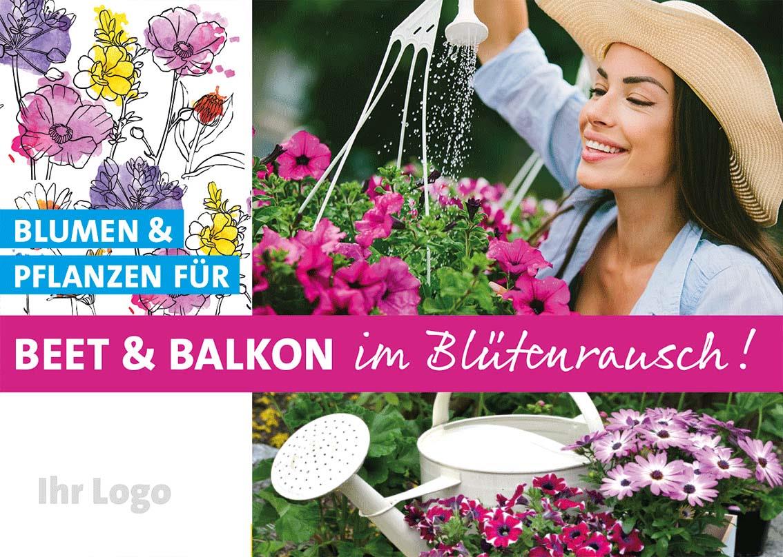 ekaflor Beet & Balkon Großflächenplakat inkl. Druck