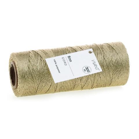 Kordel FINN 0,8 mm 300 Meter gold Farbe 51