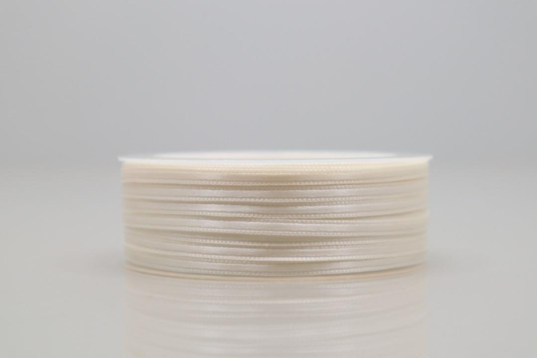 Satinband 3 mm 50 Meter creme 420