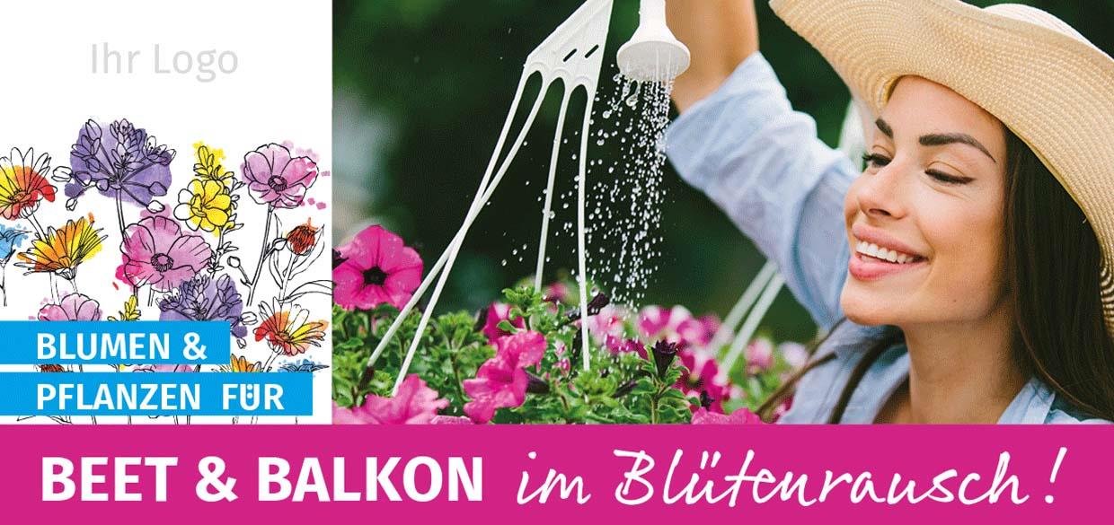 ekaflor Beet u. Balkon DIN lang Flyer inkl. Druck (1000Stk)