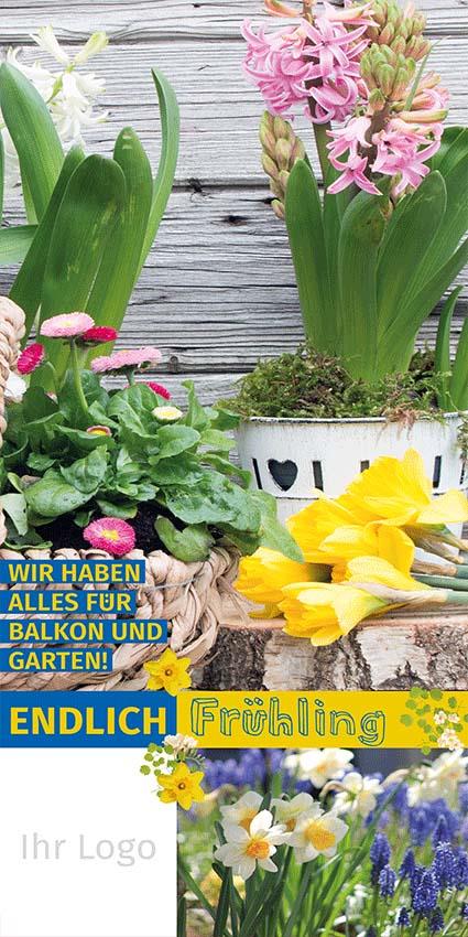 ekaflor Frühlingsstart POS-Banner inkl. Druck