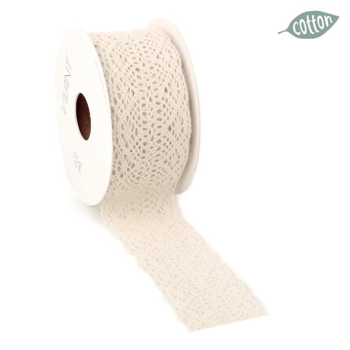 Spitzenband Comtesse 46 mm 7 Meter creme