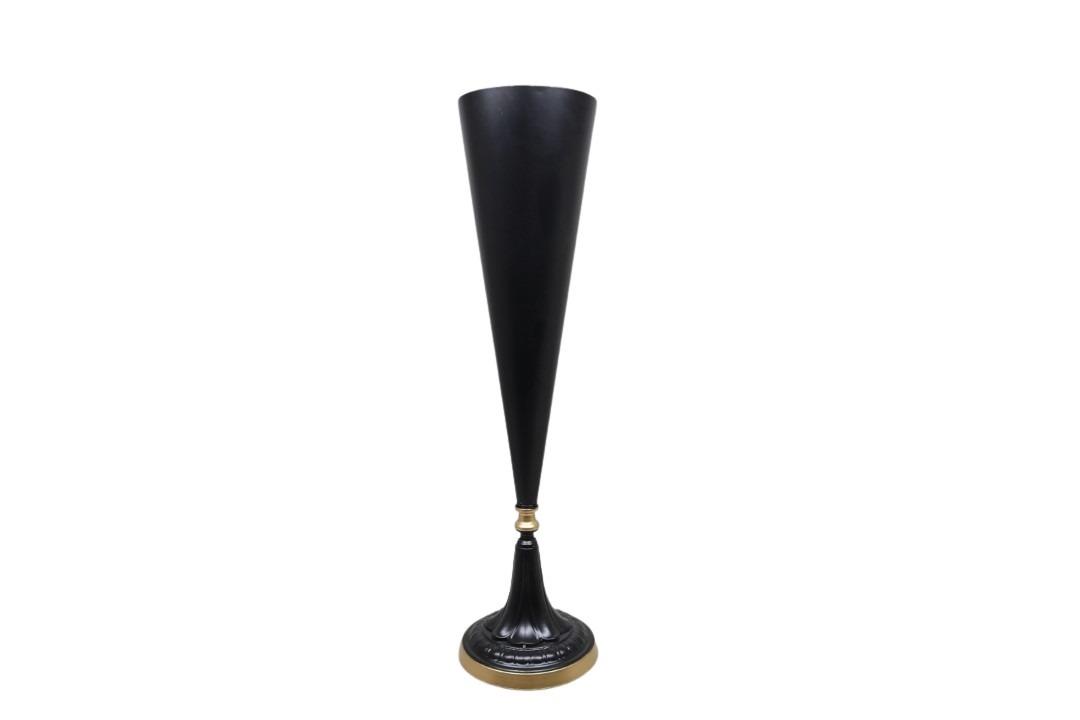 Pokal Metall schwarz/gold H140cm