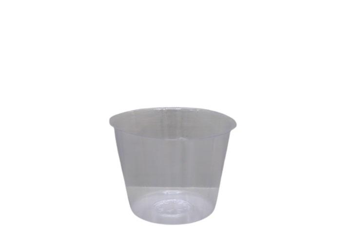 Topf transparent D13,5xH10cm NETTO