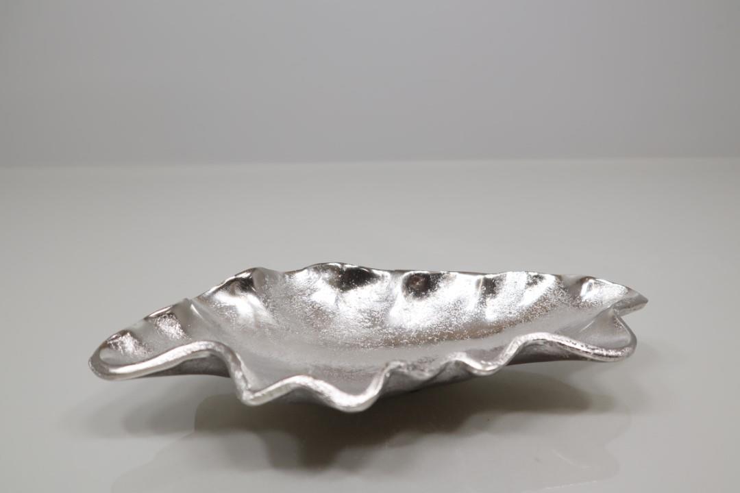 Tablett Aluminium silber 27x16x4cm