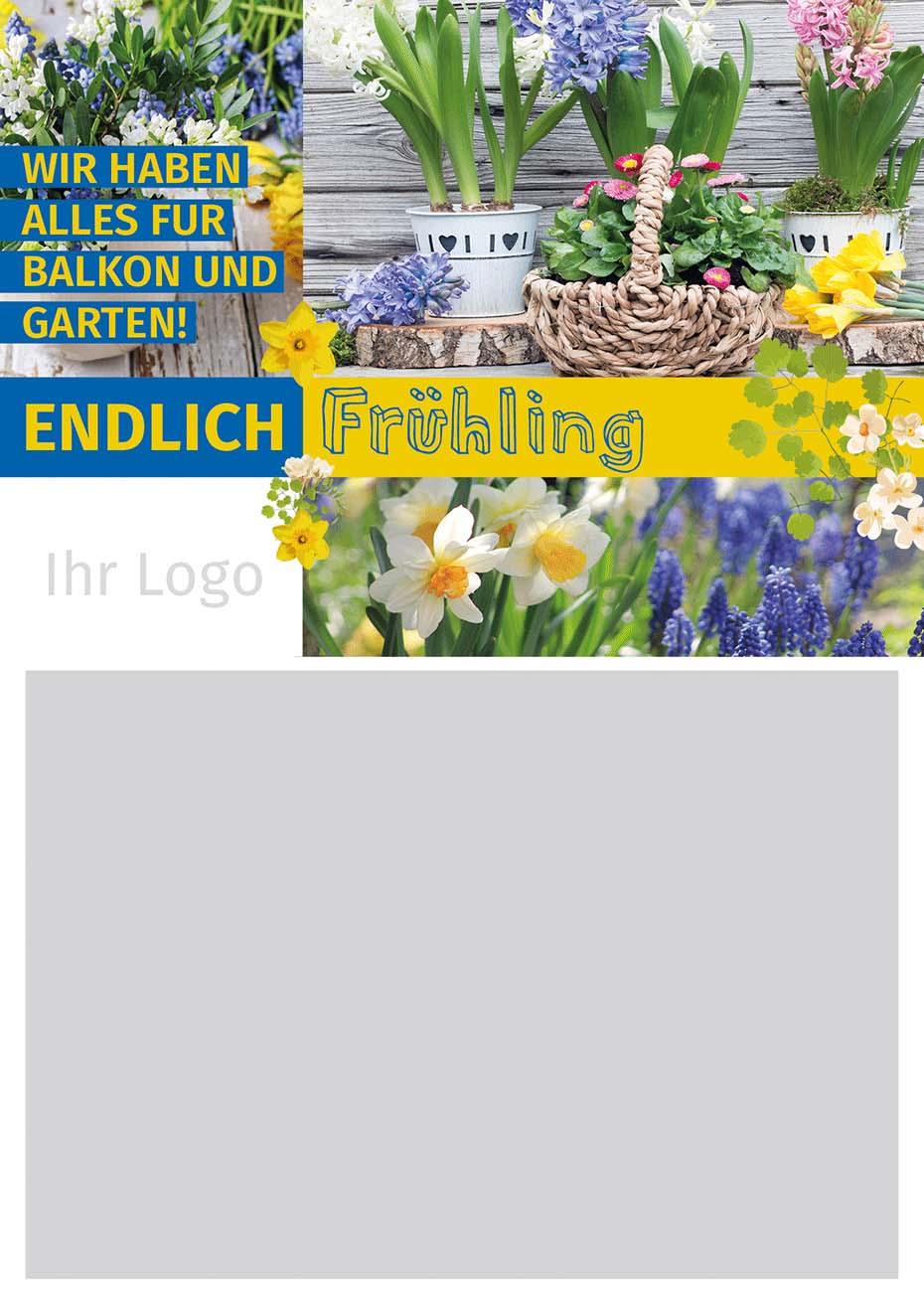 ekaflor Frühlingsstart Aktionsvordruck PDF+Word