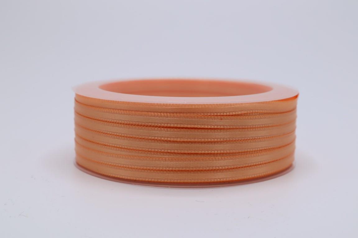 Satinband 3 mm 50 Meter apricot 280