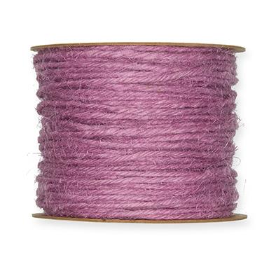 Jutekordel 2 mm 50 Meter dusty pink 125