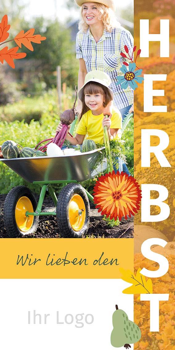 ekaflor Herbst Roll-up Banner mit Ständer inkl. Druck