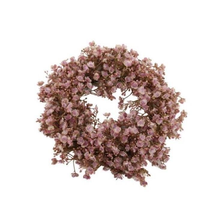 Gypso-Kranz purple-rosa D30cm