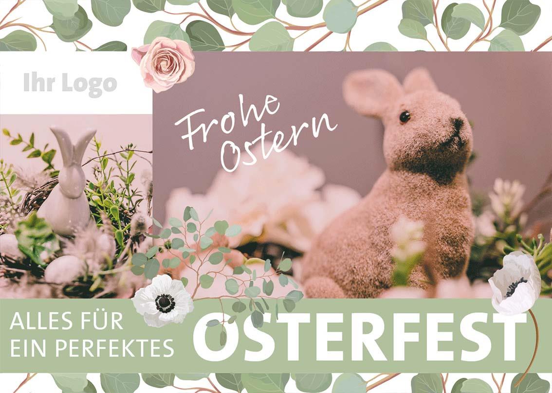 ekaflor Ostern Großflächenplakat inkl. Druck