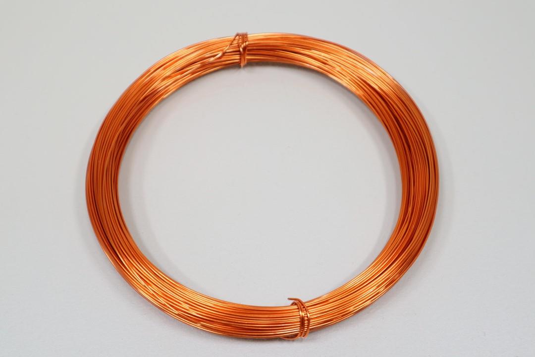 Aluminium-Draht 1,0mm 60m, orange