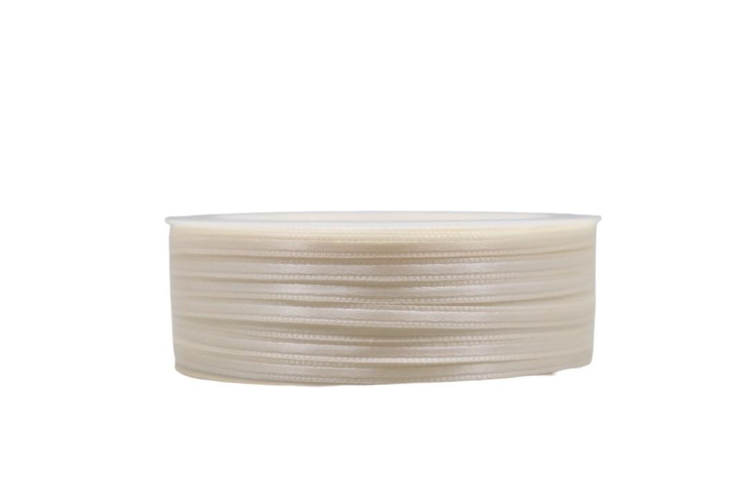 Satinband 3 mm 50 Meter creme 420