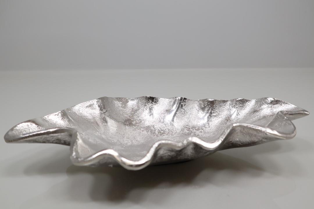 Tablett Aluminium silber 35x21x5cm