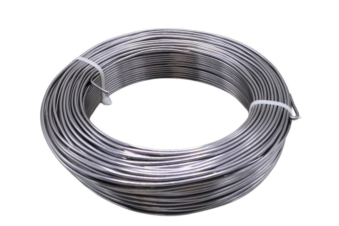 Aluminium-Draht 2,0 60m/500 gr. anthrazit NETTO