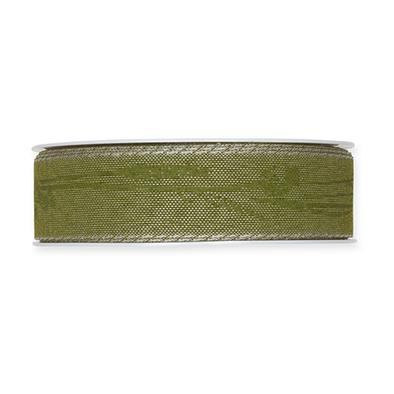 Herbst-Druckband 25 mm 18 Meter olive 29