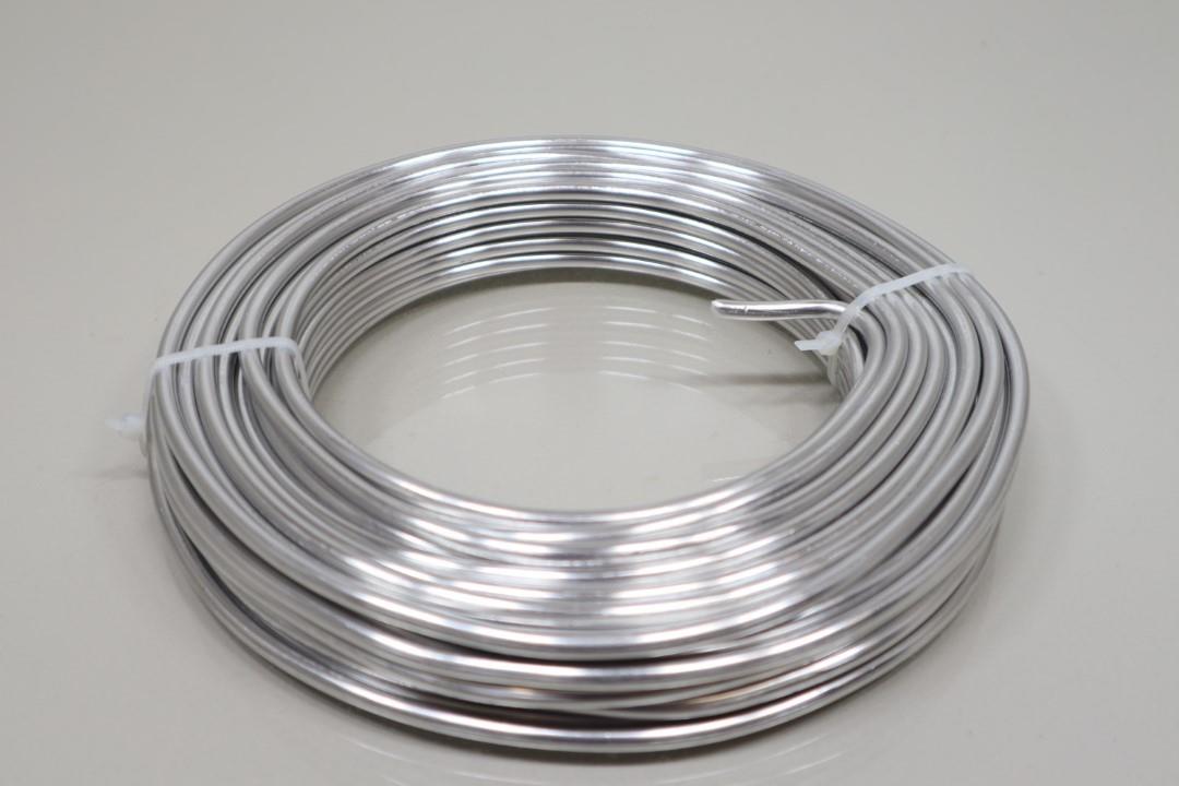 Draht Aluminium silber-blank 5,0mm 1 kg