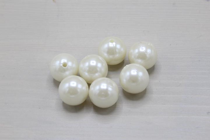 Perlen creme 14mm 300 Gramm