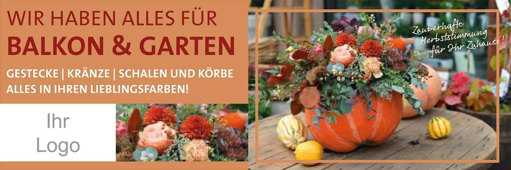 ekaflor Herbst Spannbanner mit Ösen inkl. Druck 02