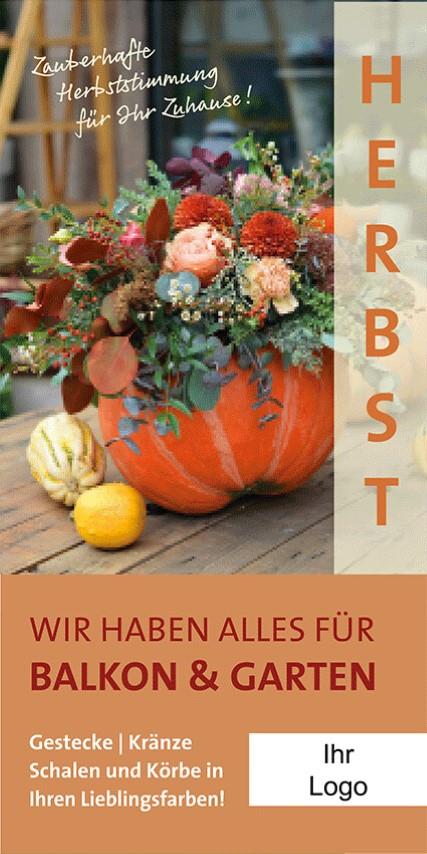 ekaflor Herbst POS-Banner 2 inkl. Druck