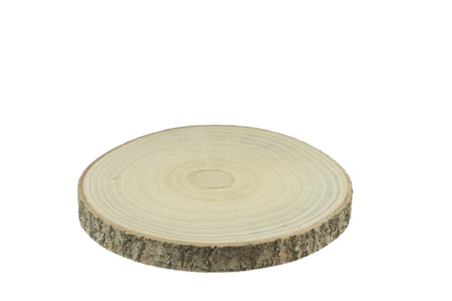 Baumscheibe rund Holz natur D17-21cm