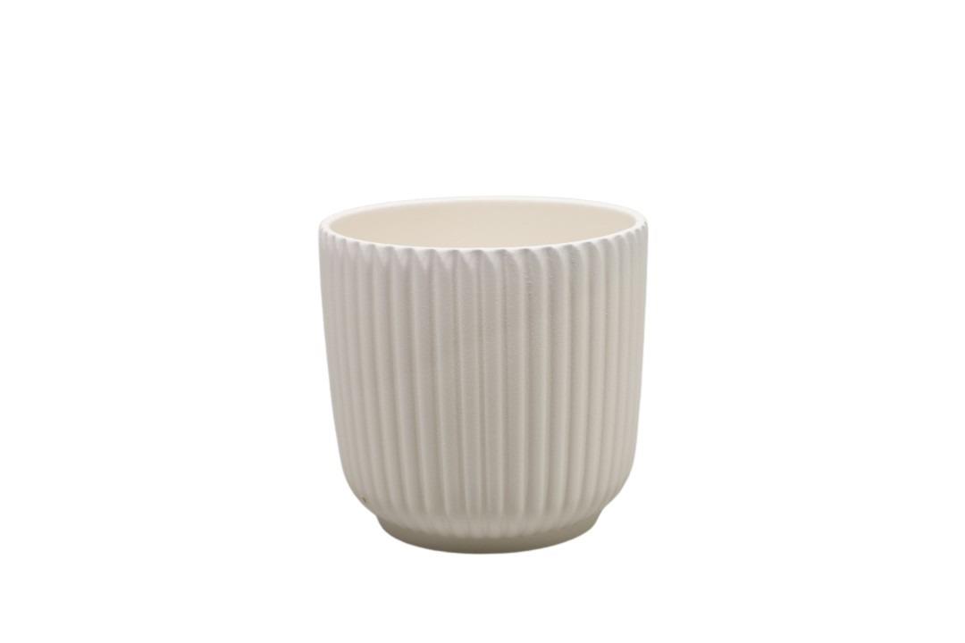 Keramiktopf PITTI cream D18,5cm