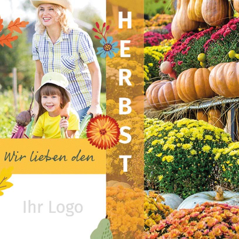 ekaflor Herbst Anzeigenvorlage PDF+JPG