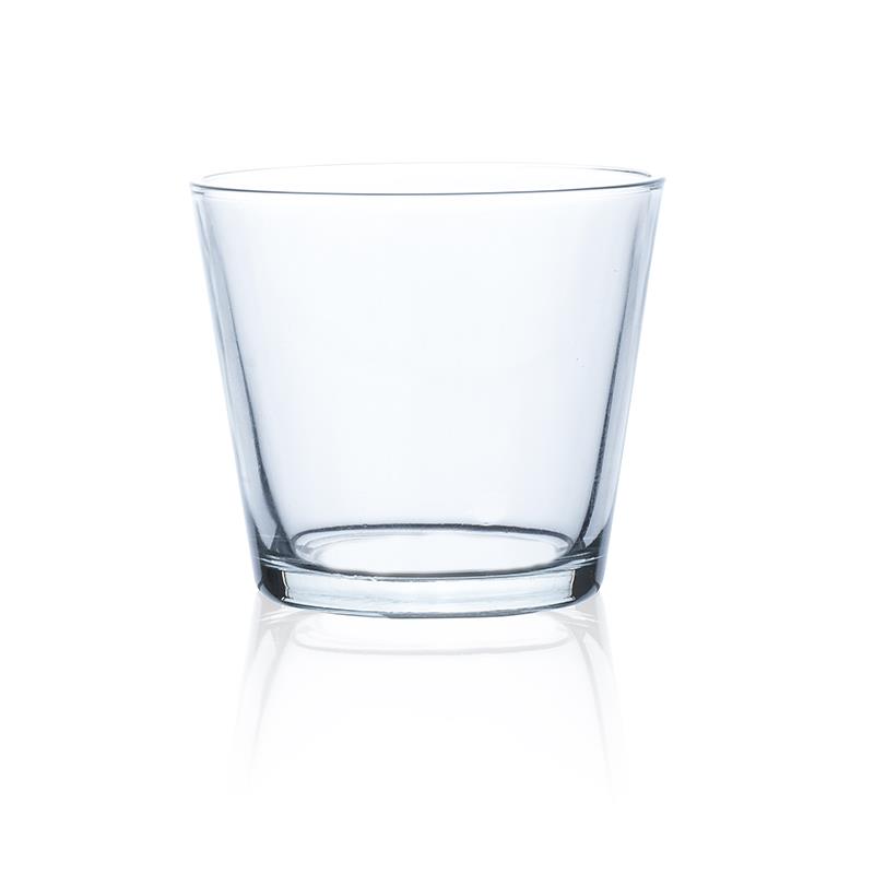 Glas konisch H 13,5 D 13,5 cm (für Orchideen geeignet)